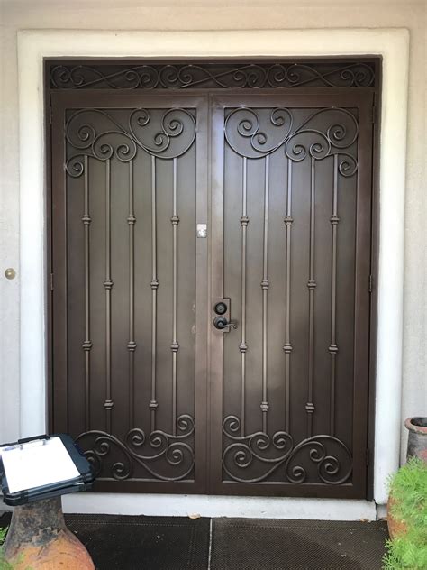 steel residential security doors